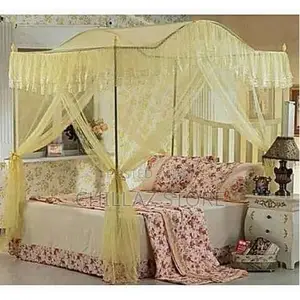 Luxurious Curved Mosquito Net With Poles –