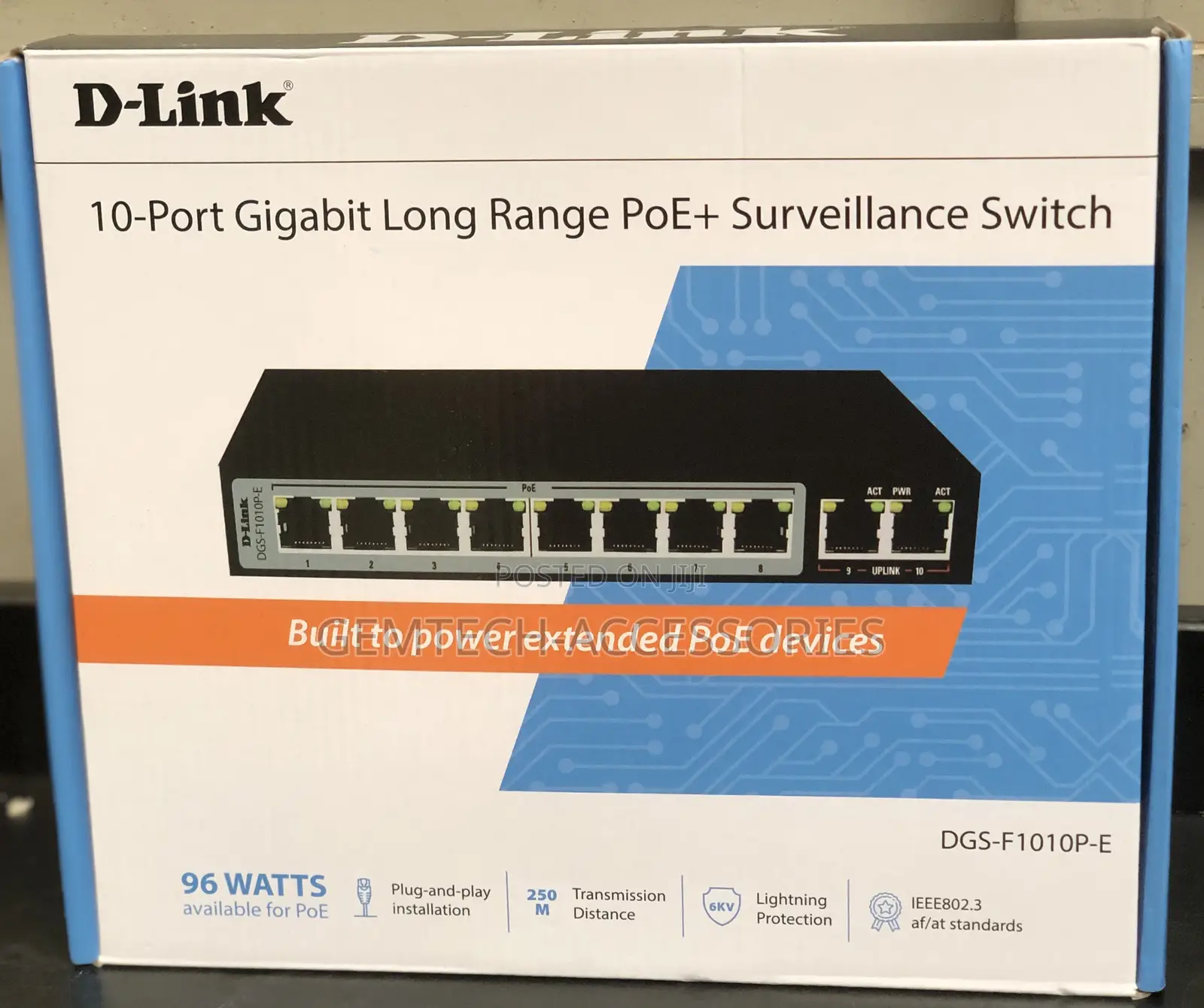 Dlink DGS -F1010p-E 10port Switch