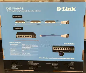 Dlink DGS -F1010p-E 10port Switch
