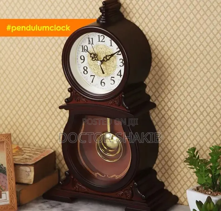 High Quality Wooden Analog Table Clock