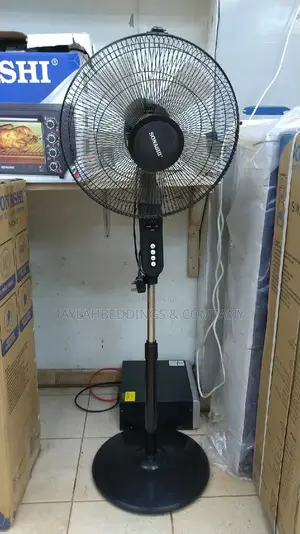 SONASHI Stand Fan–[Black] 16 Inch. Floor Fan With Auto Wind
