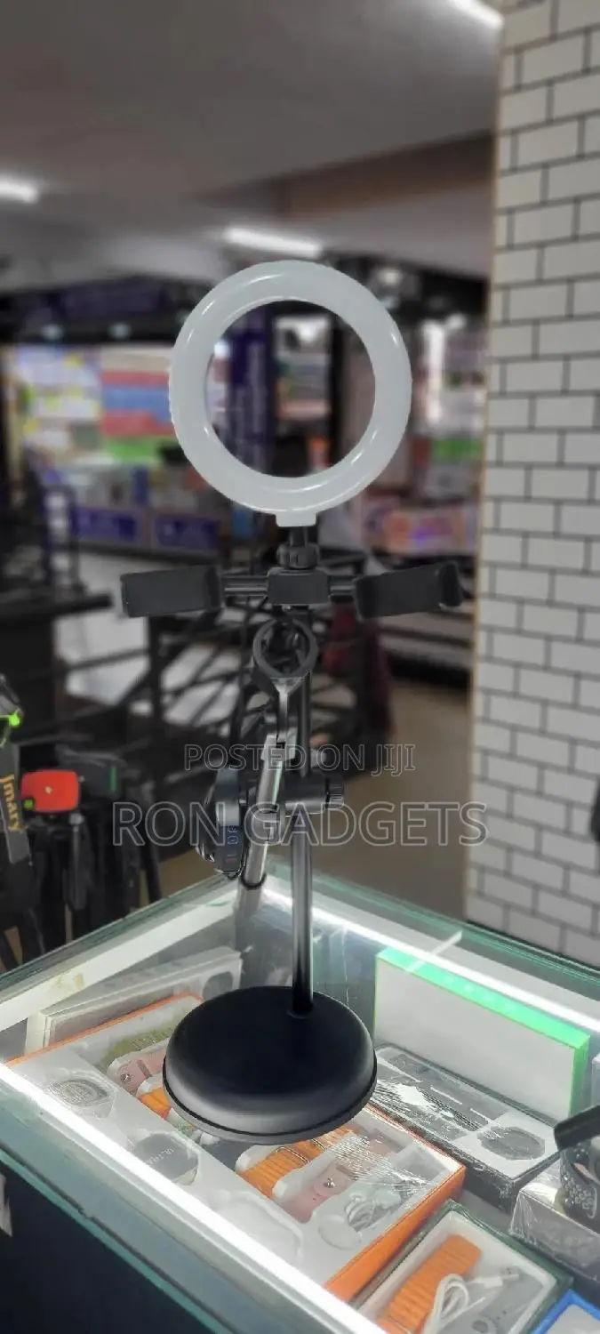 Table Ringlight (Mic and Phone Holders )