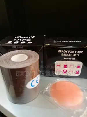 Boob Tape With Reusable Silicone Nipple Covers