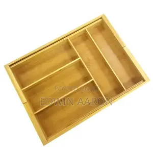 Bamboo Expandable Kitchen Cutlery Drawer