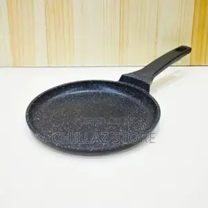 Ceramic Coated Chapati Roti Omelets Crepe Frying Pan- Black