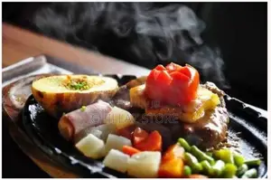 Oval Sizzling Steak Plate, Cast Iron Steak Plate
