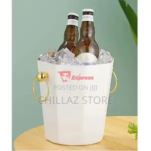 Metal Ice Bucket, Stainless Steel Drink Beer Chiller,