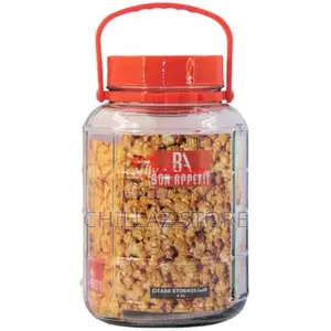 Bon Appetit 5L Glass Cereal Cookies Storage Jar