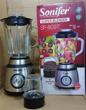 SONIFER 2_in_1 Glass Blenders + Grinder \\ 600w \\ SF-8097 