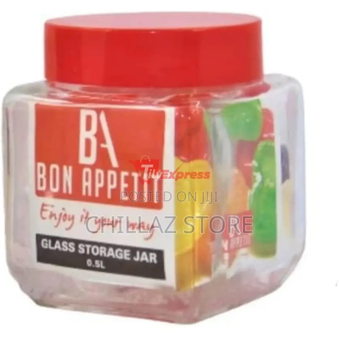 Bon Appetit 1.5L Glass Cereal Cookies Storage Jar Container