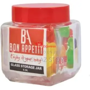 Bon Appetit 1.5L Glass Cereal Cookies Storage Jar Container