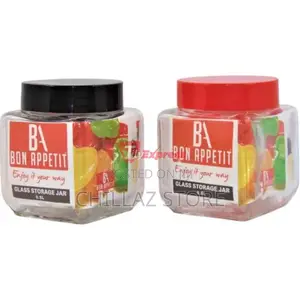 Bon Appetit 1.5L Glass Cereal Cookies Storage Jar Container