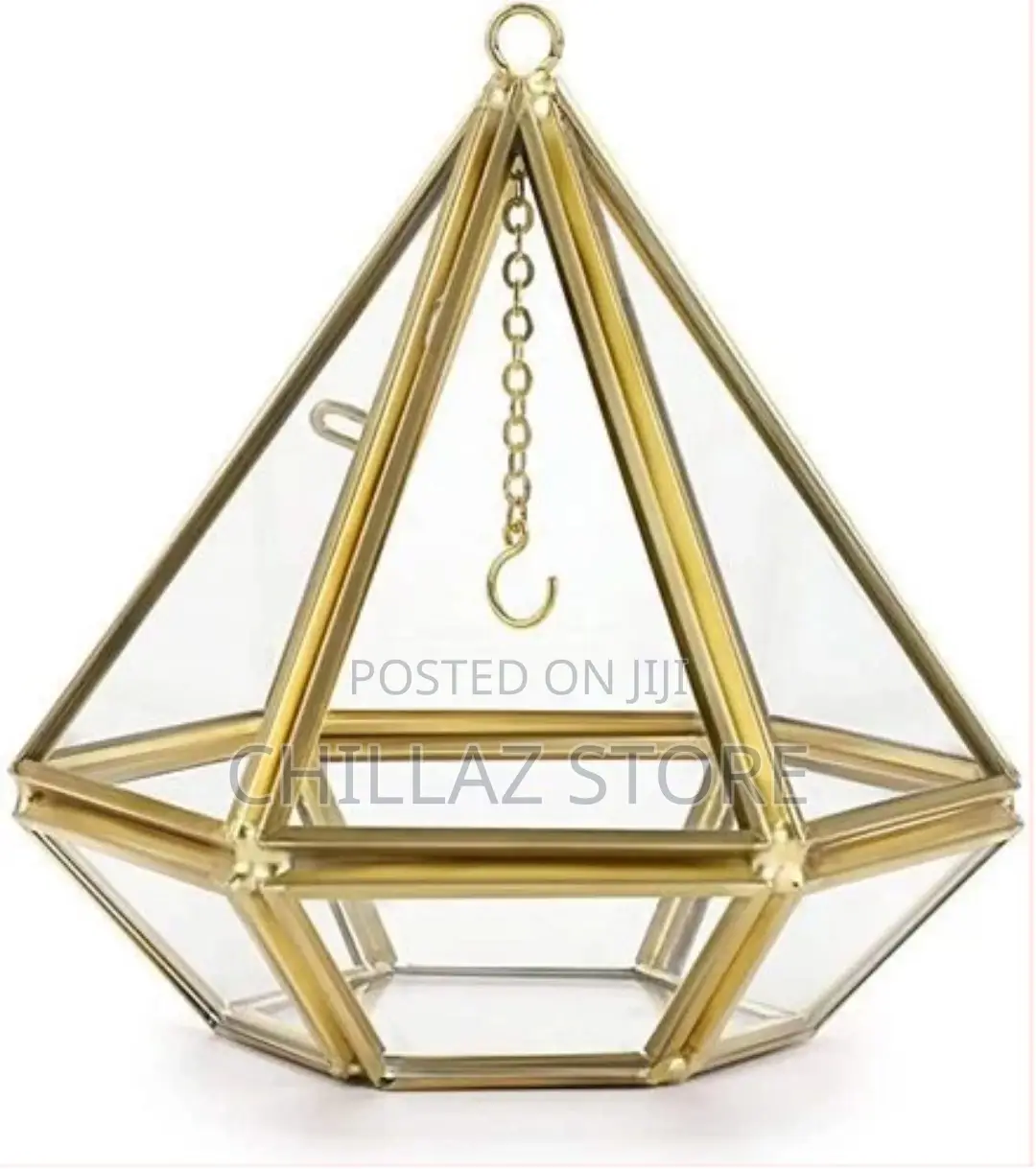 Acrylic Ring Display Holder Geometric Jewelry Box