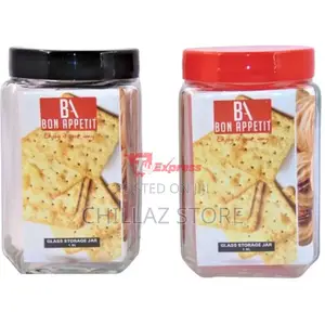 Bon Appetit 2L Glass Cereal Cookies Storage Jar Container
