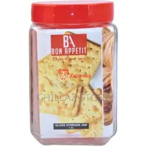 Bon Appetit 2L Glass Cereal Cookies Storage Jar Container