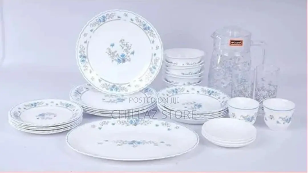 Arcopal 38 PCS Plates Glasses Cups Bowls Saucers Dinnerware