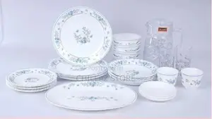 Arcopal 38 PCS Plates Glasses Cups Bowls Saucers Dinnerware