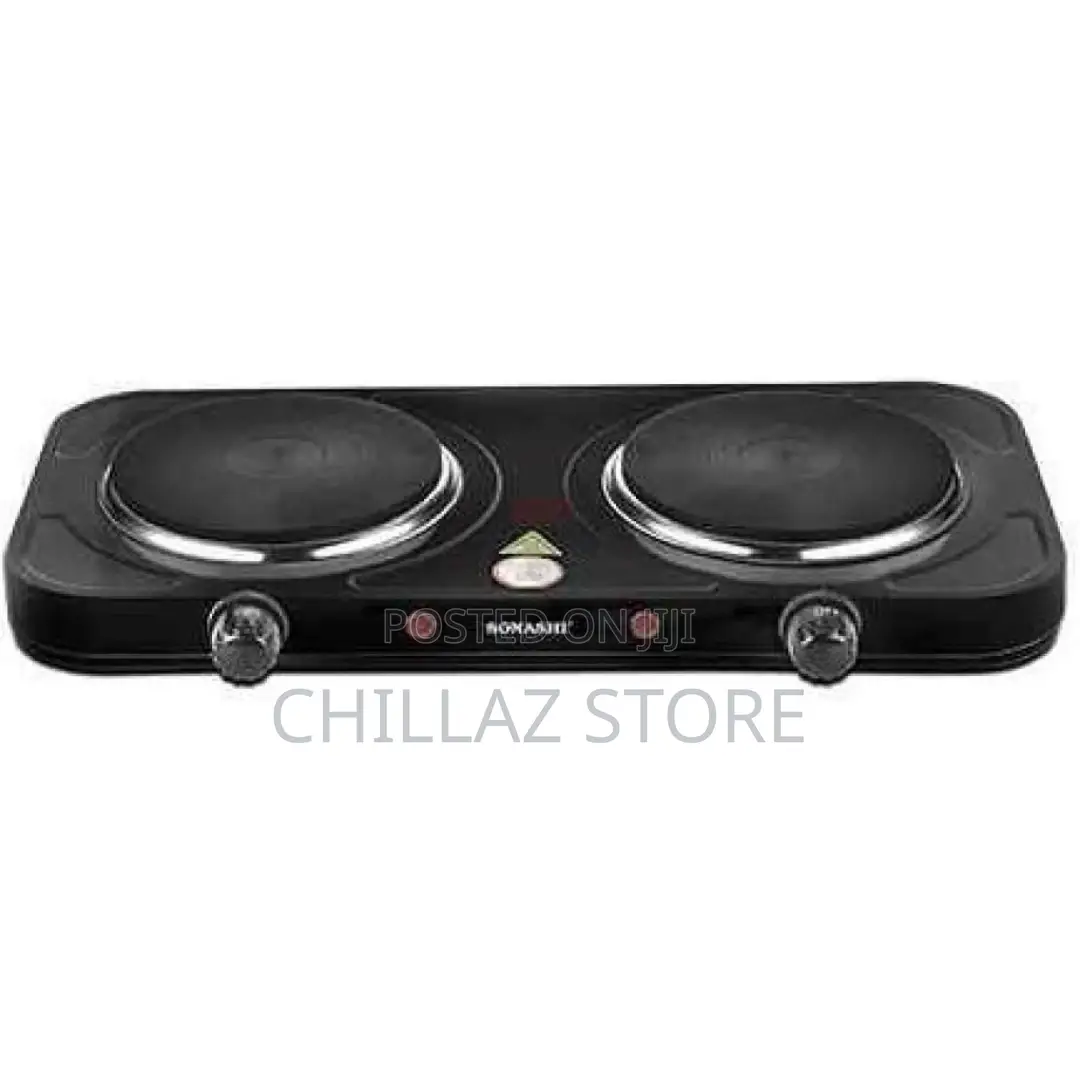 Sonashi Double Hot Plate Black