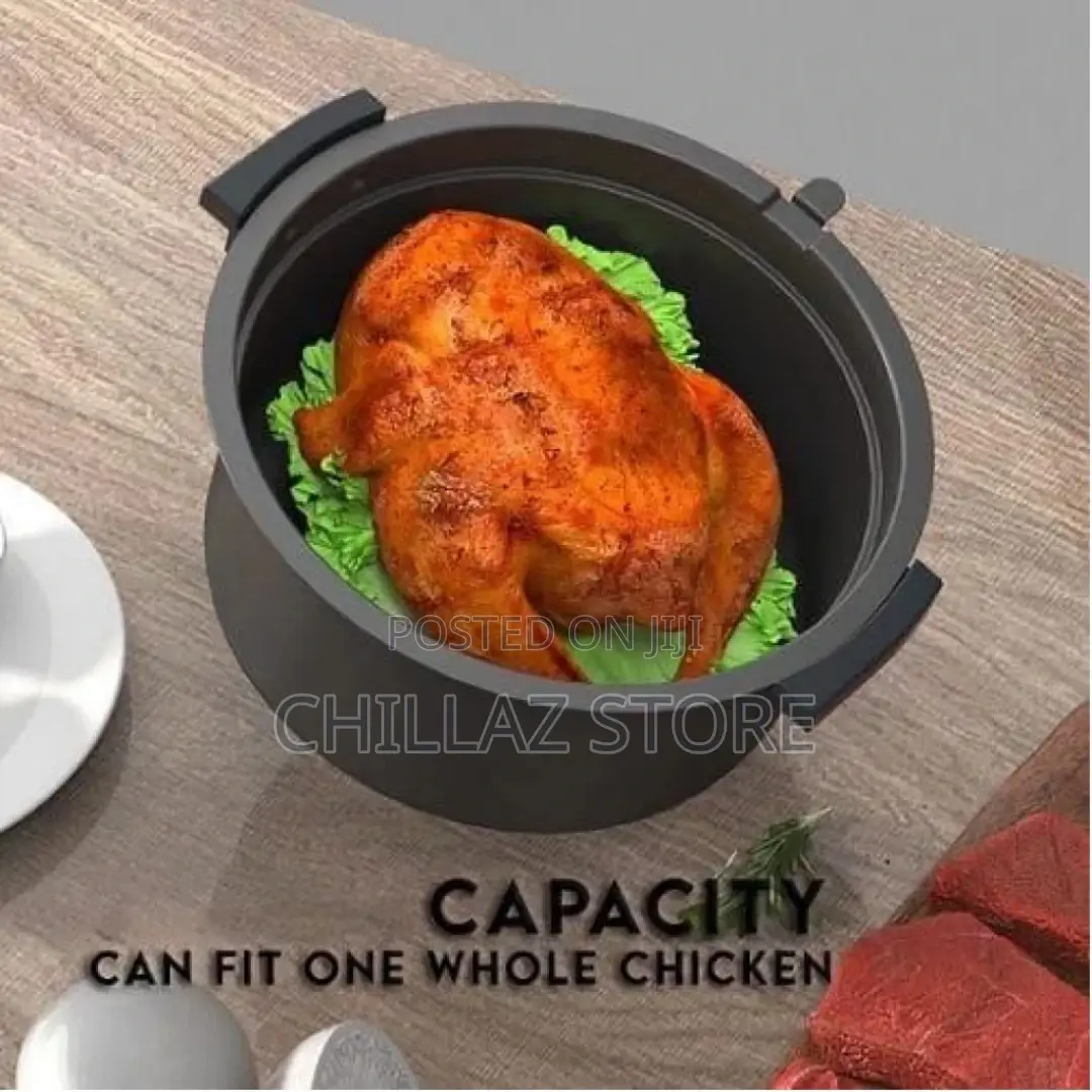 Silver Crest 10L Large Capacity Air Fryer Grill- Black