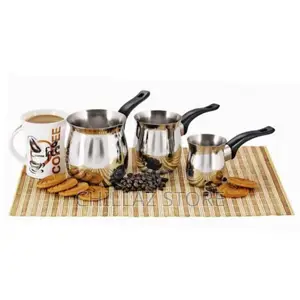 Chef Inox Tea Milk Coffee Warmer Pots Pans Set