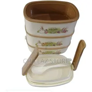 3layer Rabbit Lunch Box Container Tiffin