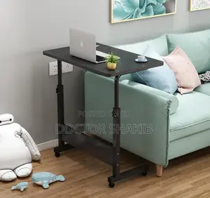 Mobile Lifting Bedside Laptop Table With Wheels