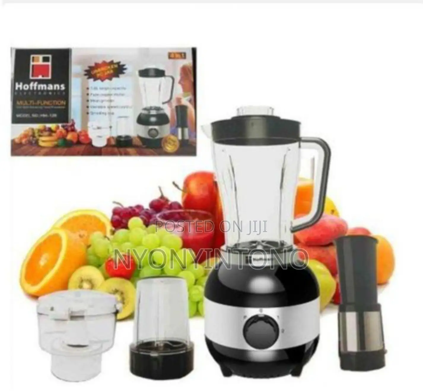 Hoffman 4 in 1 Blender, Meat Mincer,Grinder and Filter