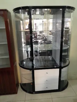Corner Unit With Glass Doors