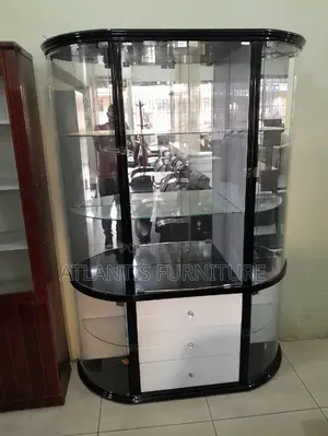 Corner Unit With Glass Doors