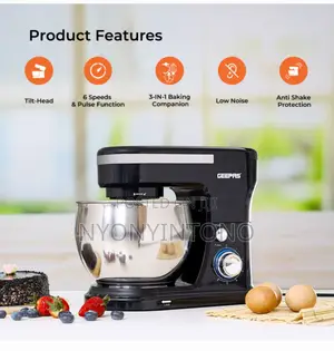 Geepas 5 Liter Stand Mixer With 2years Warranty