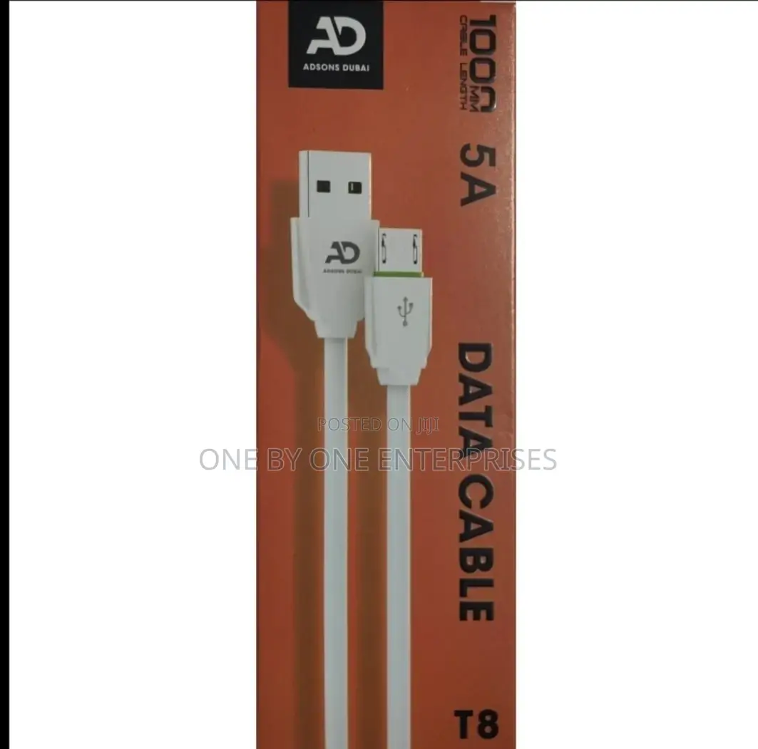 Adsons Dubai 1M USB Data Cable- White