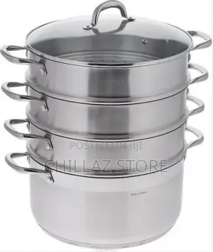 28cm – 4 Layer Stainless Food Saucepan and Steamer Soup Pot