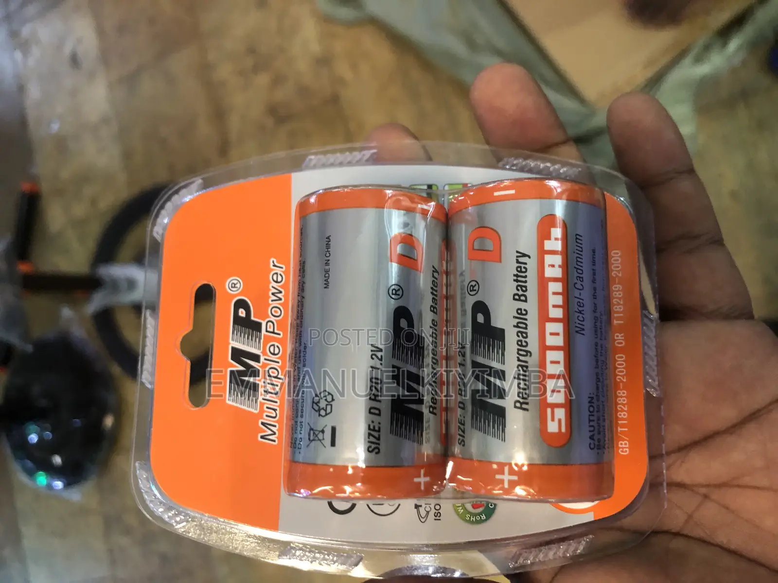 Rechargeable Size D Batteries