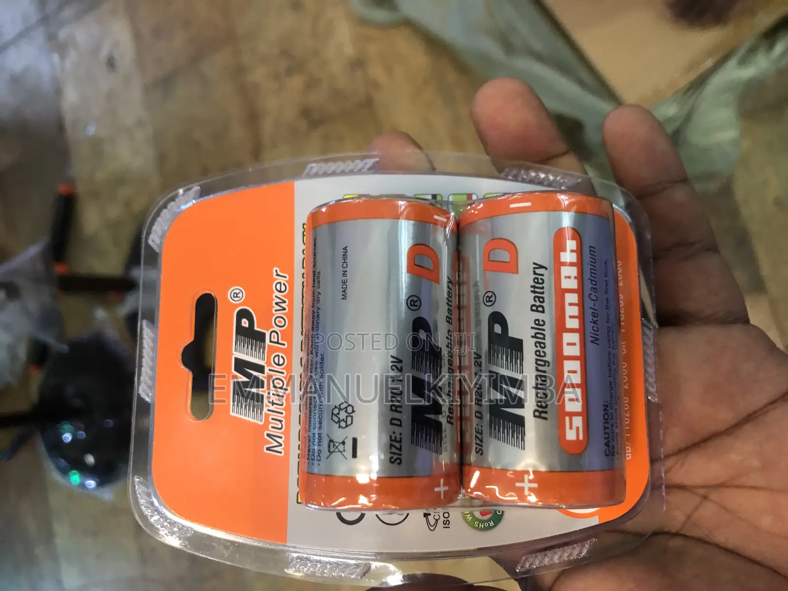 Rechargeable Size D Batteries