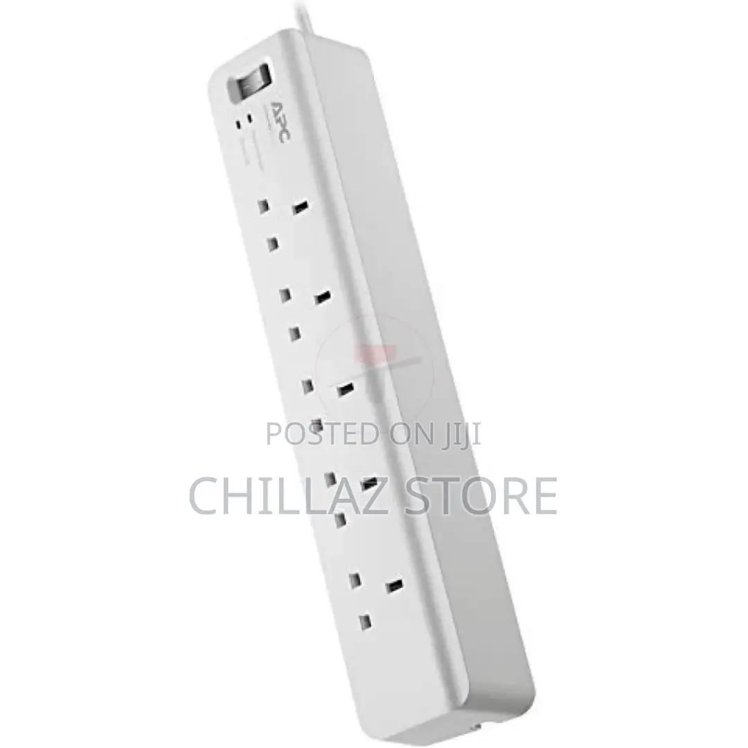 APC PM5-UK 5-Outlet Surge Protector – White