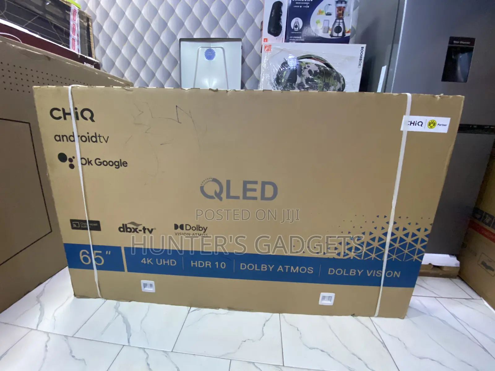 65 Inch Qled Chiq Smart Android Tv Frameless