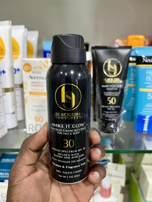 Balckgirl Continuous Sunscreen Spray for Face Body SPF 30