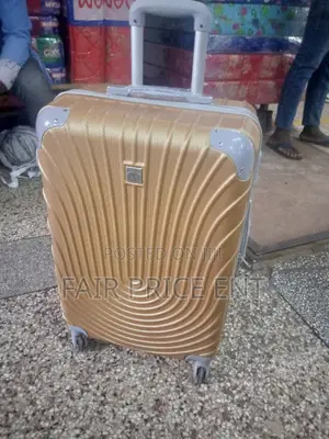 Classy Vip Plastic Suitcase.Medium.( Gold)