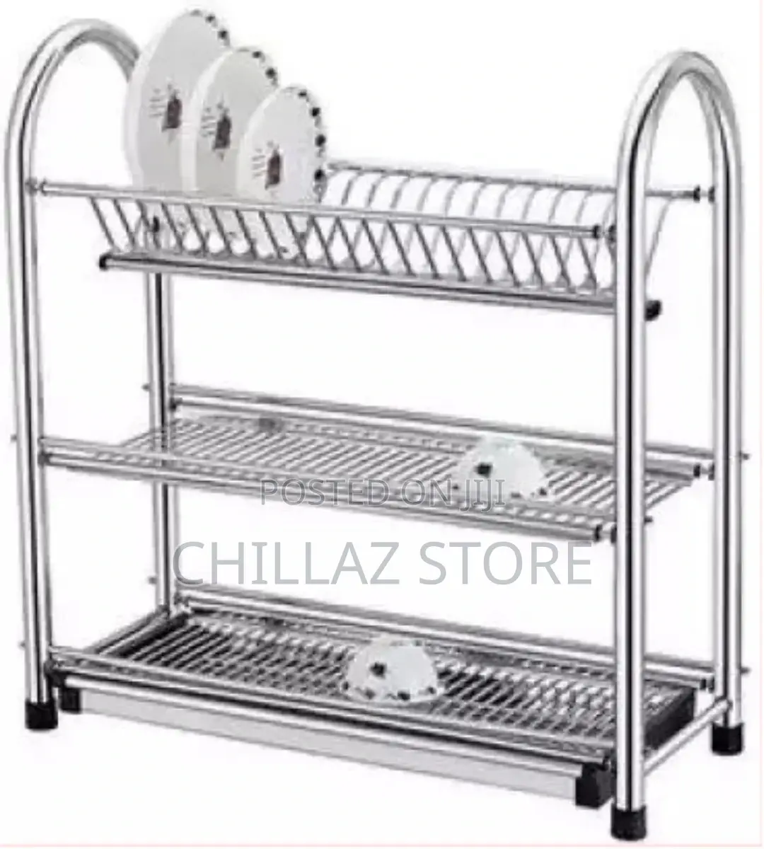 3 Tier Dish Drying Rack Dish Drainer Kitchen