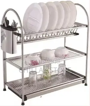 3 Tier Dish Drying Rack Dish Drainer Kitchen