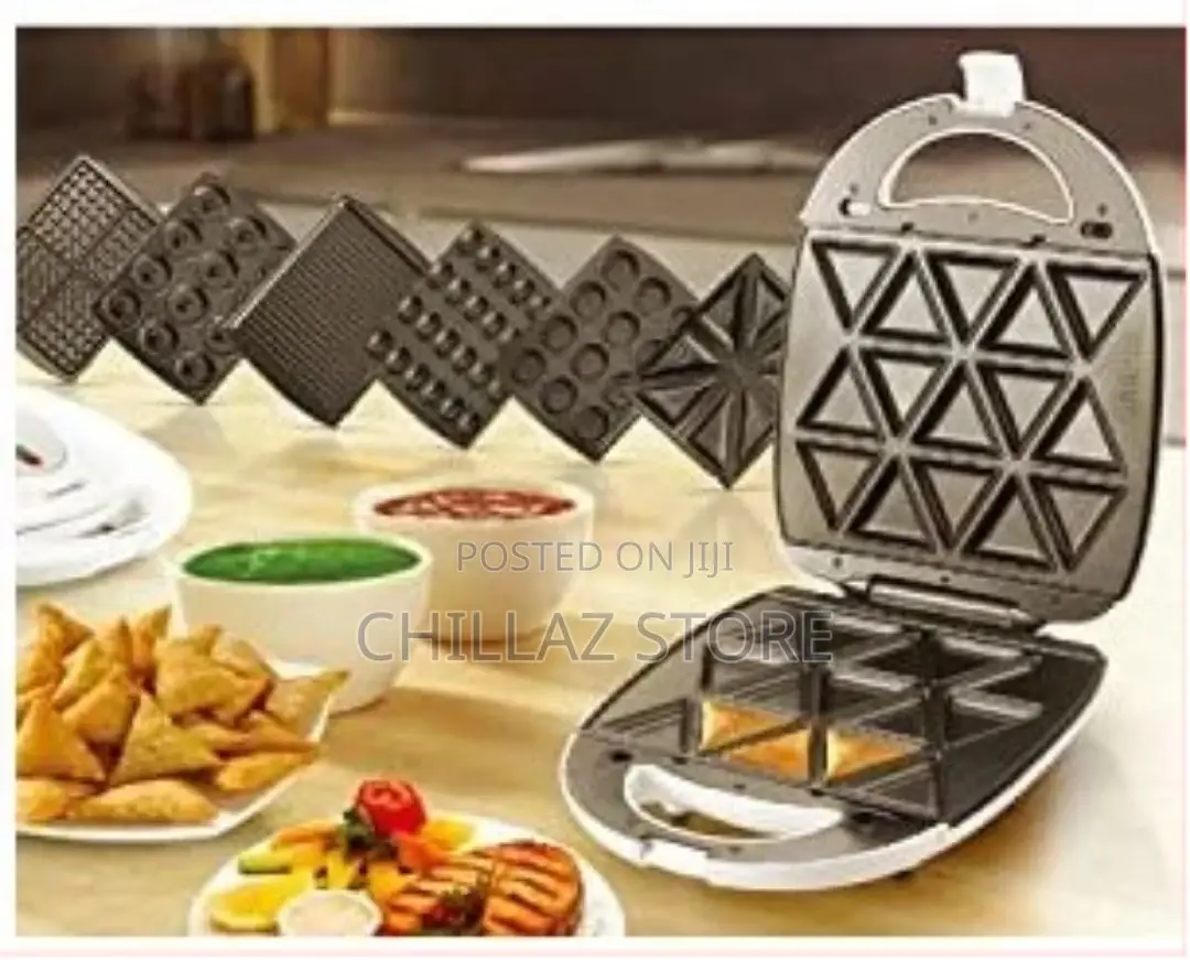 Saachi 7 In1 Multi Snacks Maker, Donut, Sandwich, Biscuit,