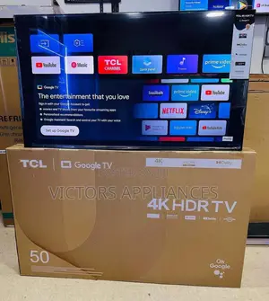 TCL 50” HDR Google Smart Tv
