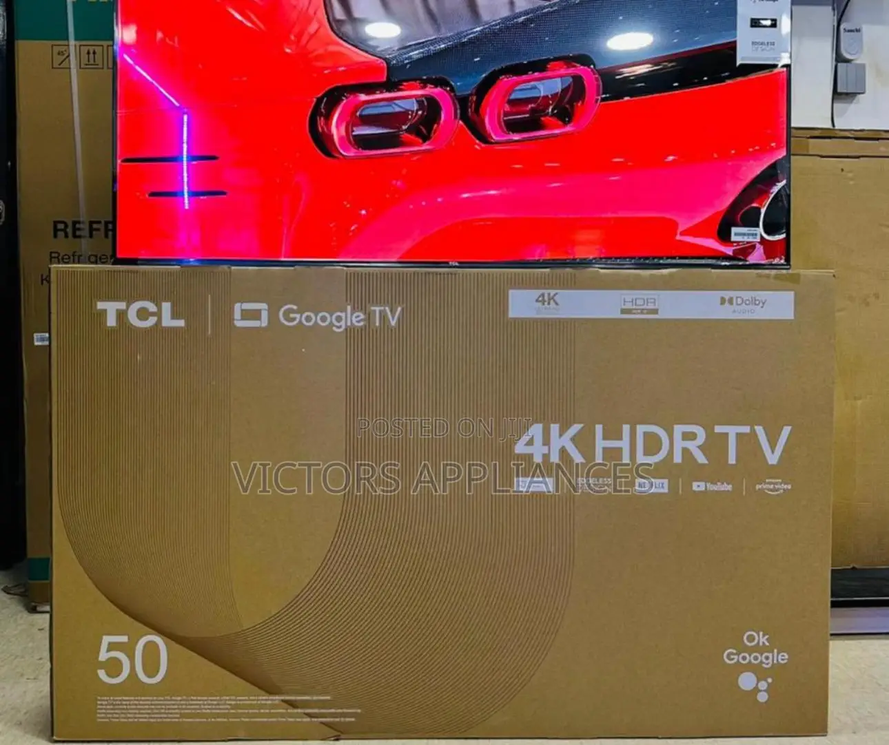 TCL 50” HDR Google Smart Tv