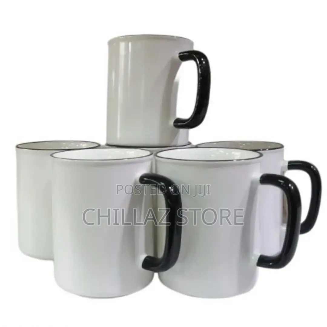 Lightbox
6 Pieces of Black Handle Coffee Tea Cups Mugs-