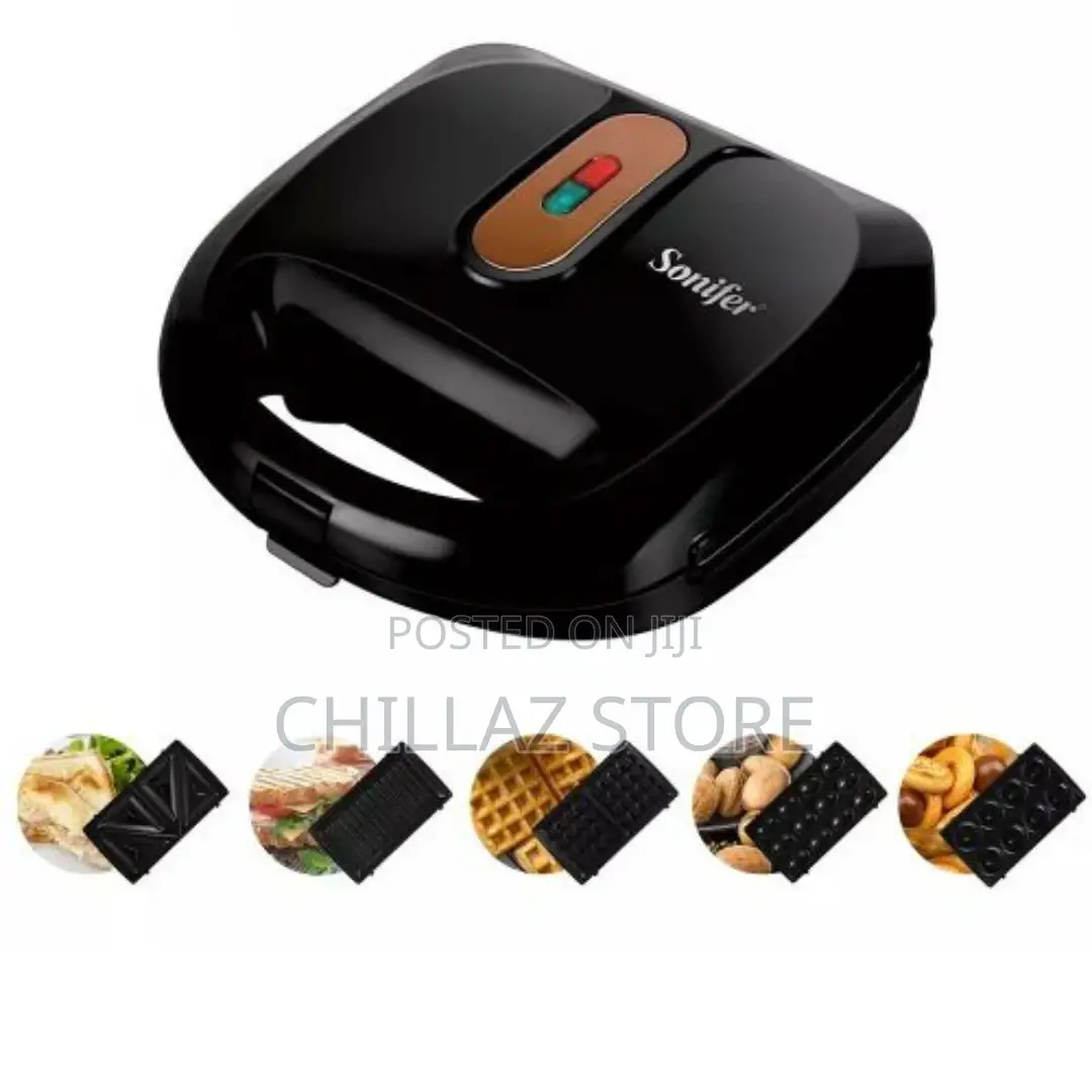 Sonifer 5 In1 Waffle Donut Sandwich Maker Pan Iron