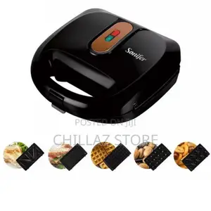 Sonifer 5 In1 Waffle Donut Sandwich Maker Pan Iron