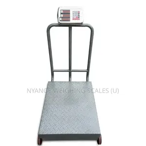 600kg Weigh Scale Electronic Platform Weighing Scale With Wheels [77]