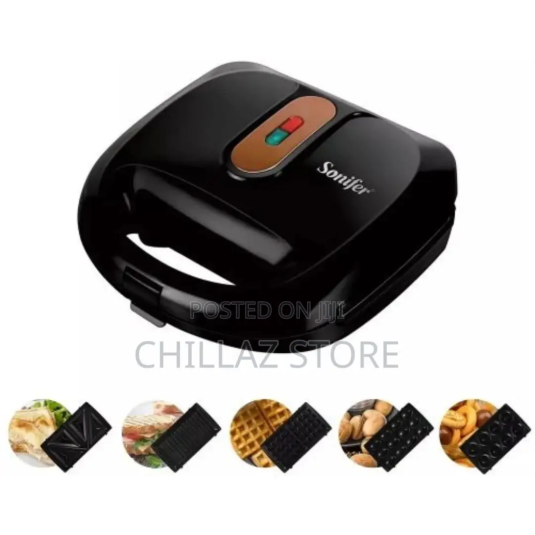 Sonifer 5 In1 Waffle Donut Sandwich Maker Pan Iron