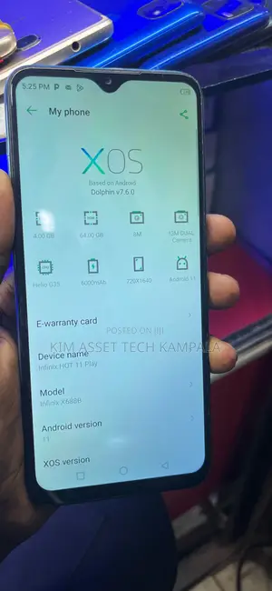 Infinix Hot 11 Play 64 GB Blue