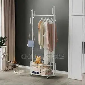 Clothing Bag, Hat, Coat Hanger Rack Storage Organizer